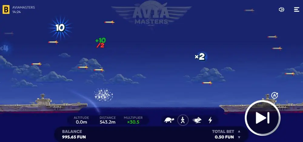 Demo-Version von Aviamasters. Demo-Version von Aviamasters.